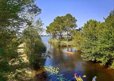 Randonnée de Navarosse via canal de Biscarosse
