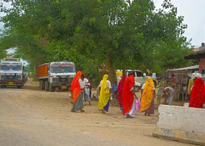 Rencontre sur la route de jaipur à New Delhi