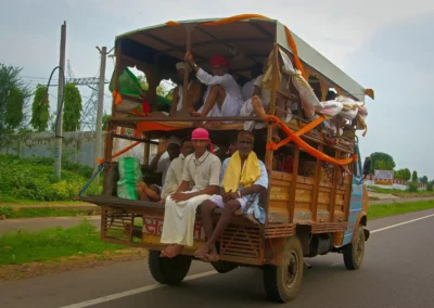 Rencontre sur la route de jaipur à New Delhi