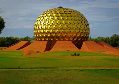 Ville de Auroville en Inde