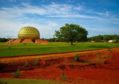 Ville de Auroville en Inde