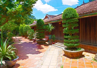 Maison historique Vietnamienne à Ca Be, construite en 1838