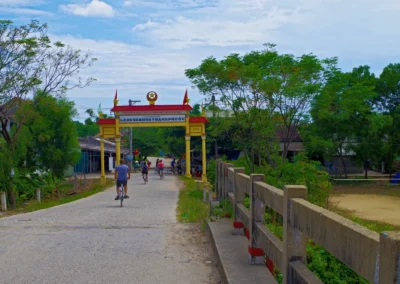 Balade à vélo sur les rives de la rivière des parfums