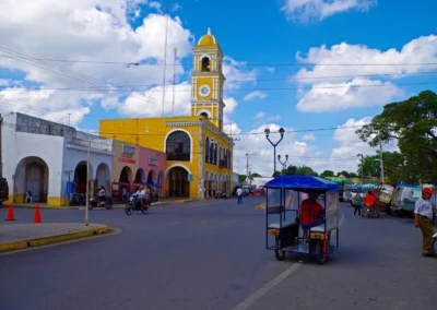 Ville de Tixkokob au Yucatan