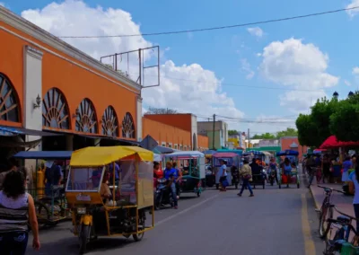 Ville de Tixkokob au Yucatan