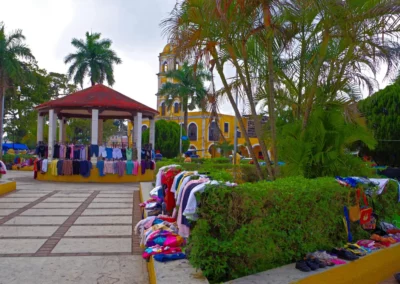 Ville de Tixkokob au Yucatan