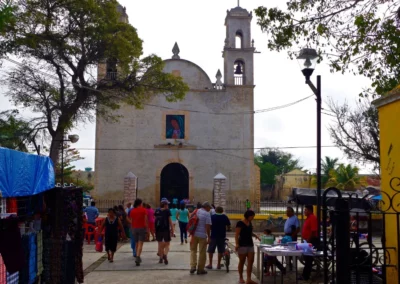 Ville de Tixkokob au Yucatan