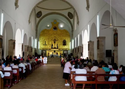 Ville de Tixkokob au Yucatan